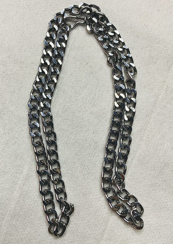 Men Braided Titanium Steel Chain – A Bold Statement Piece